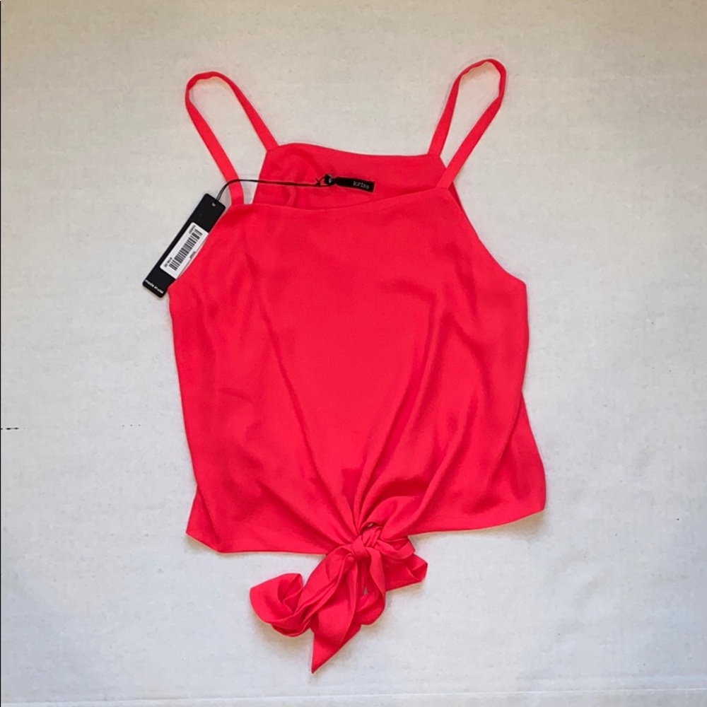 Krisa tie knot top
